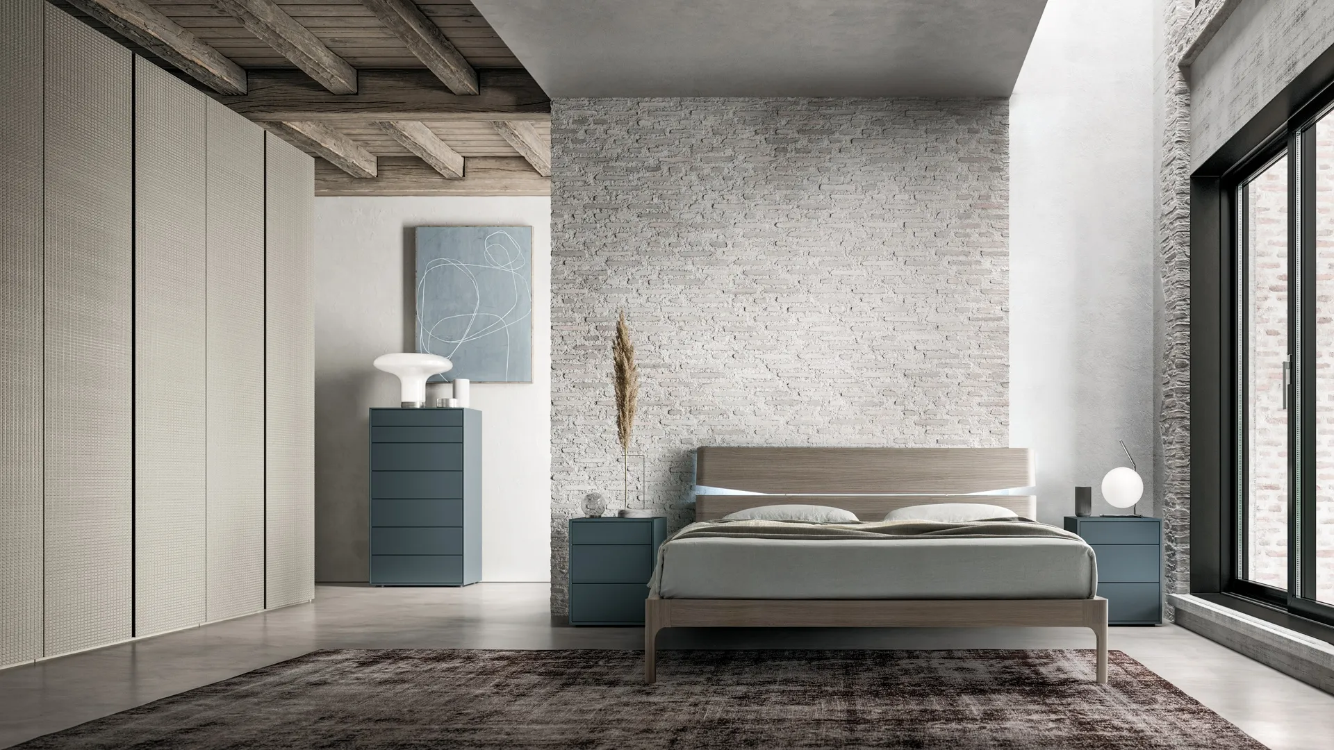 Letto moderno Mistral di SantaLucia